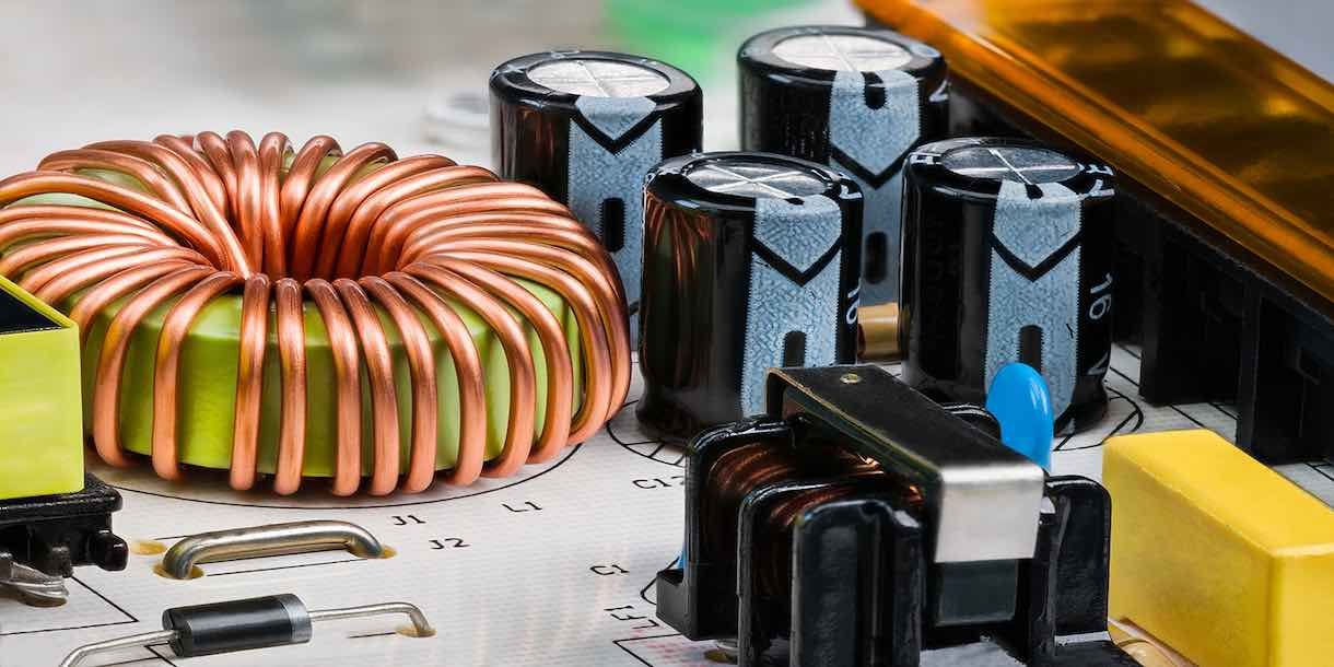 Distribution transformer bank in substation