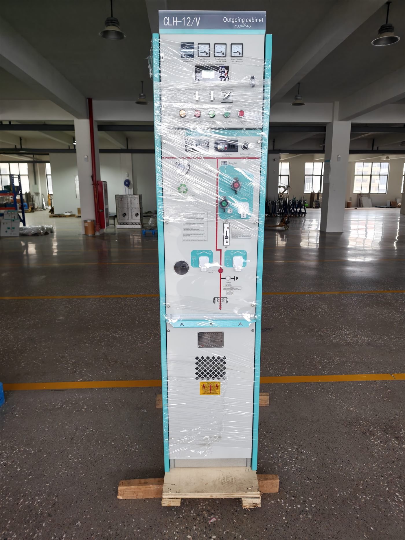 outgoing cable cabinet assembly