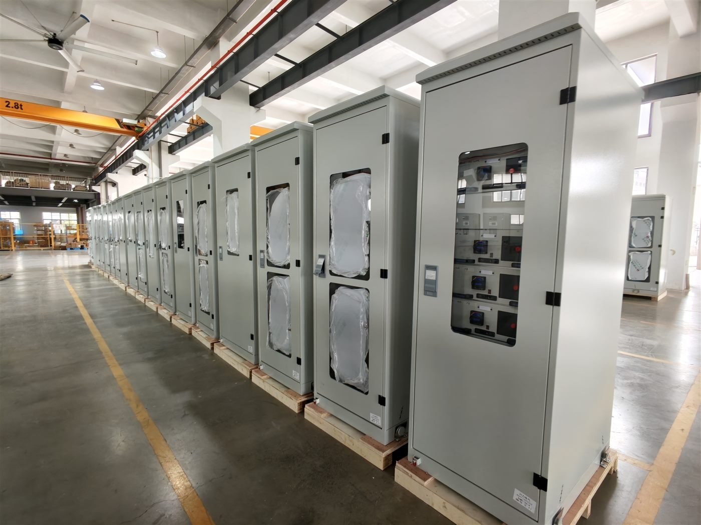 switchgear shipping and dispatch area