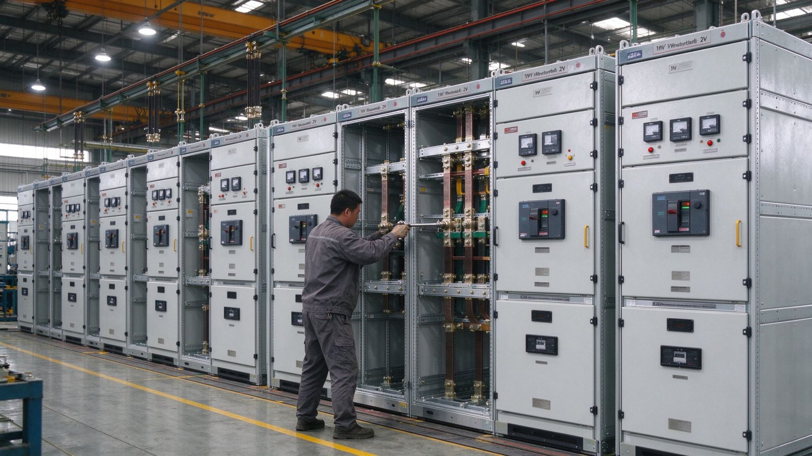 main distribution board switchgear panel