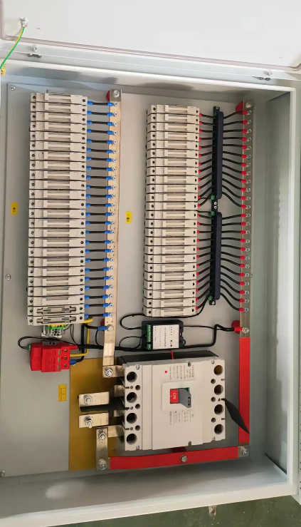 solar PV switchgear combiner box connected to MV feeder